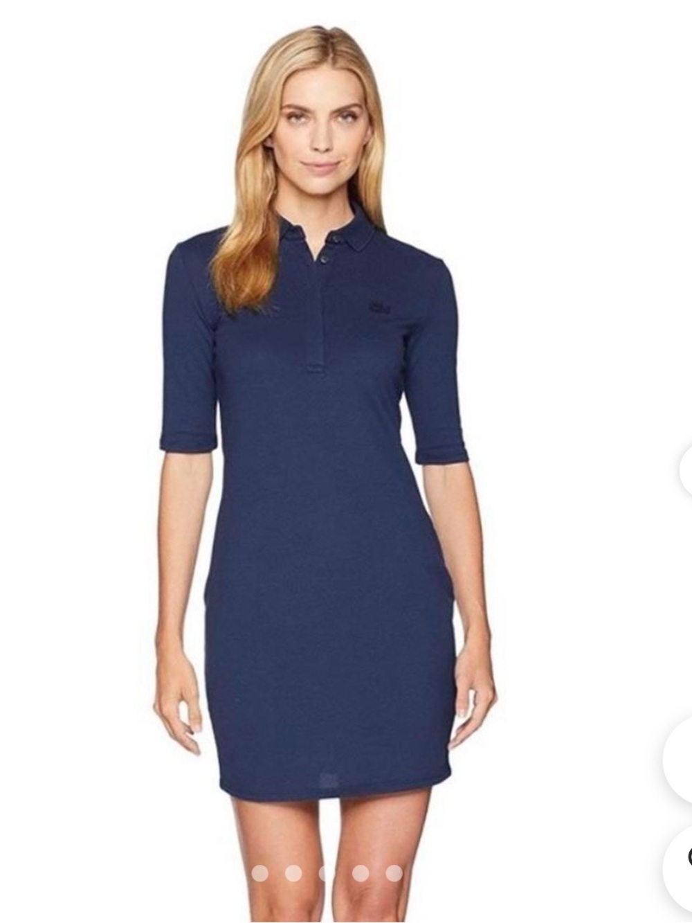 Lacoste 🐊 Polo Pique mini dress Navy blue